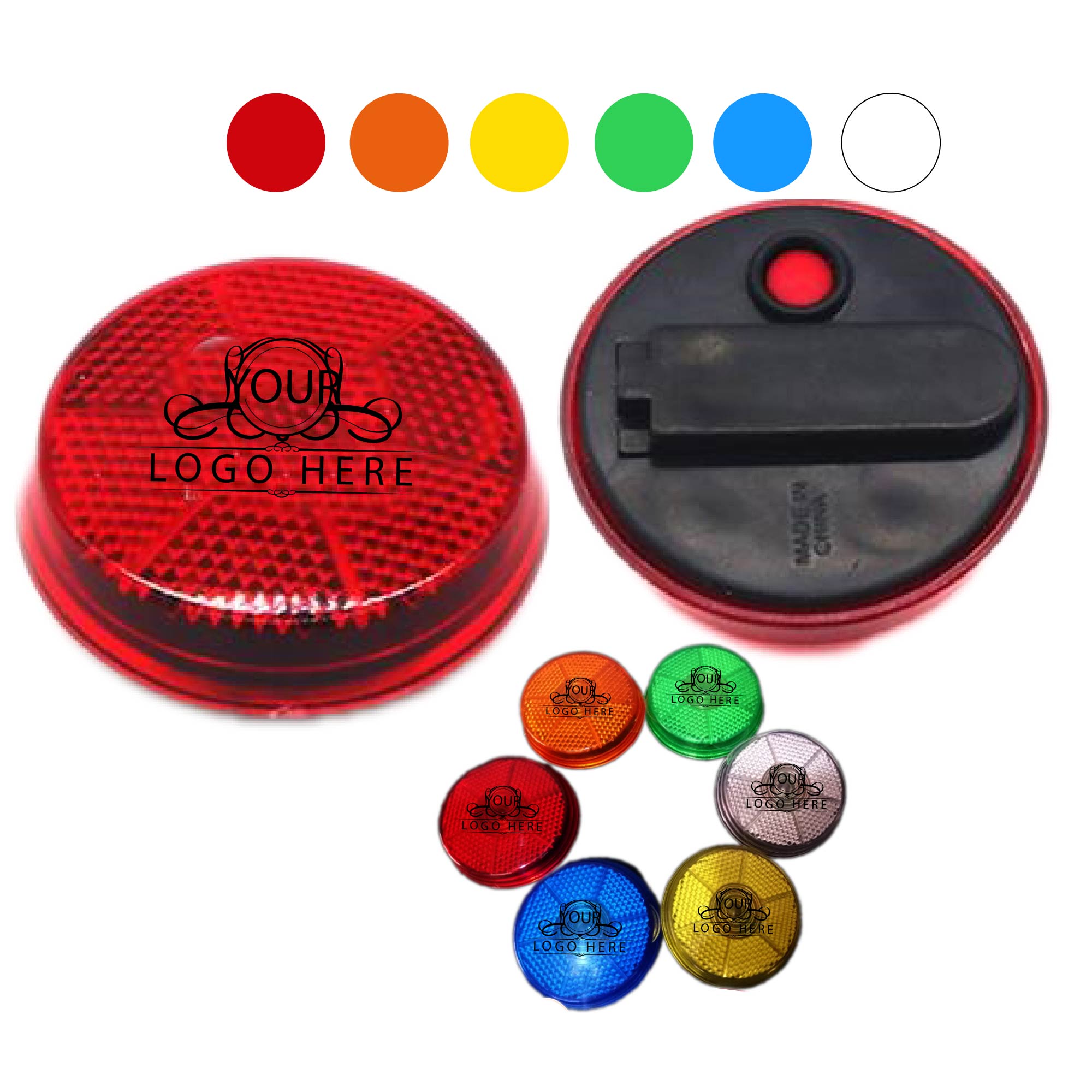 Clip-On Safety Reflector / Light 1