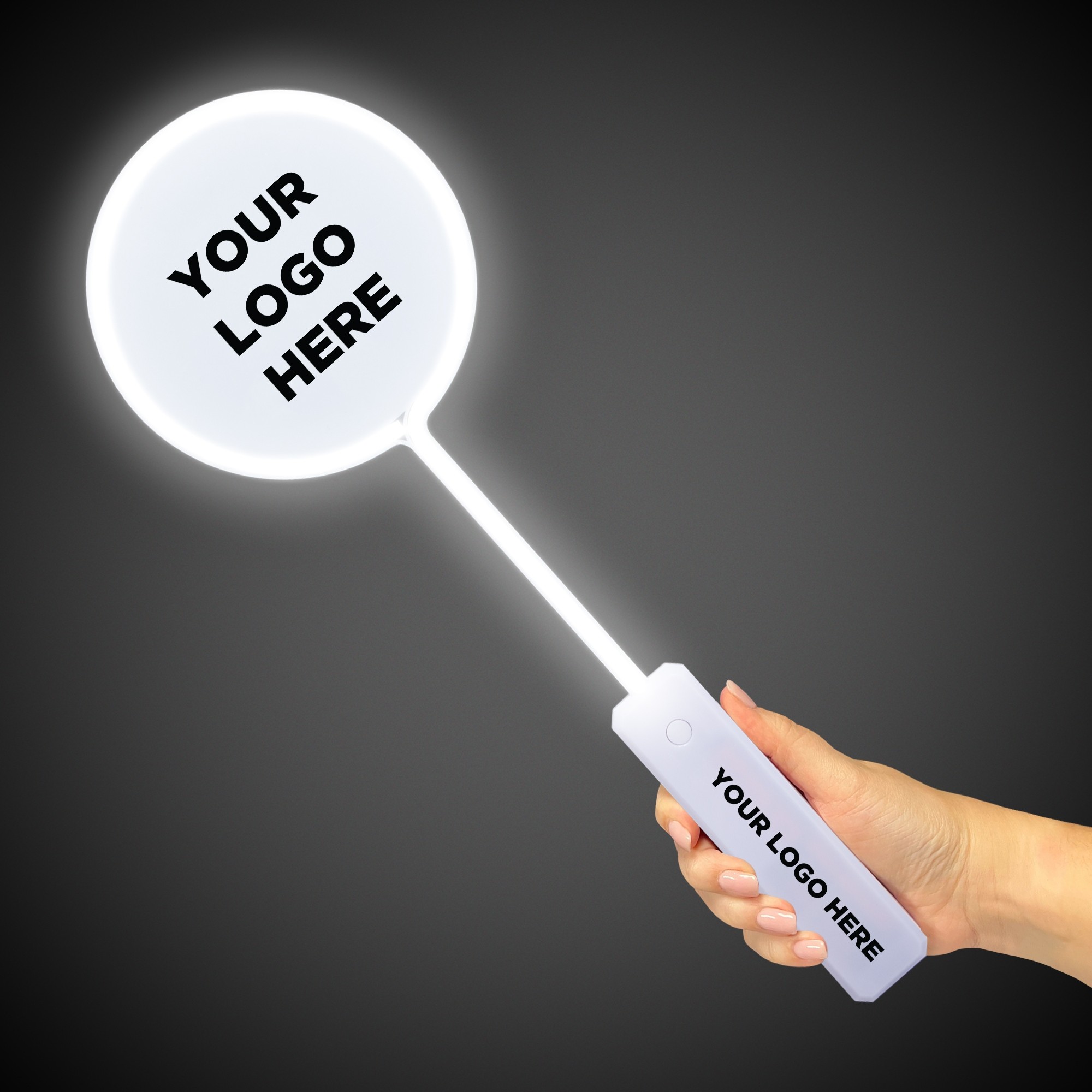 LED White Circle Wand 2