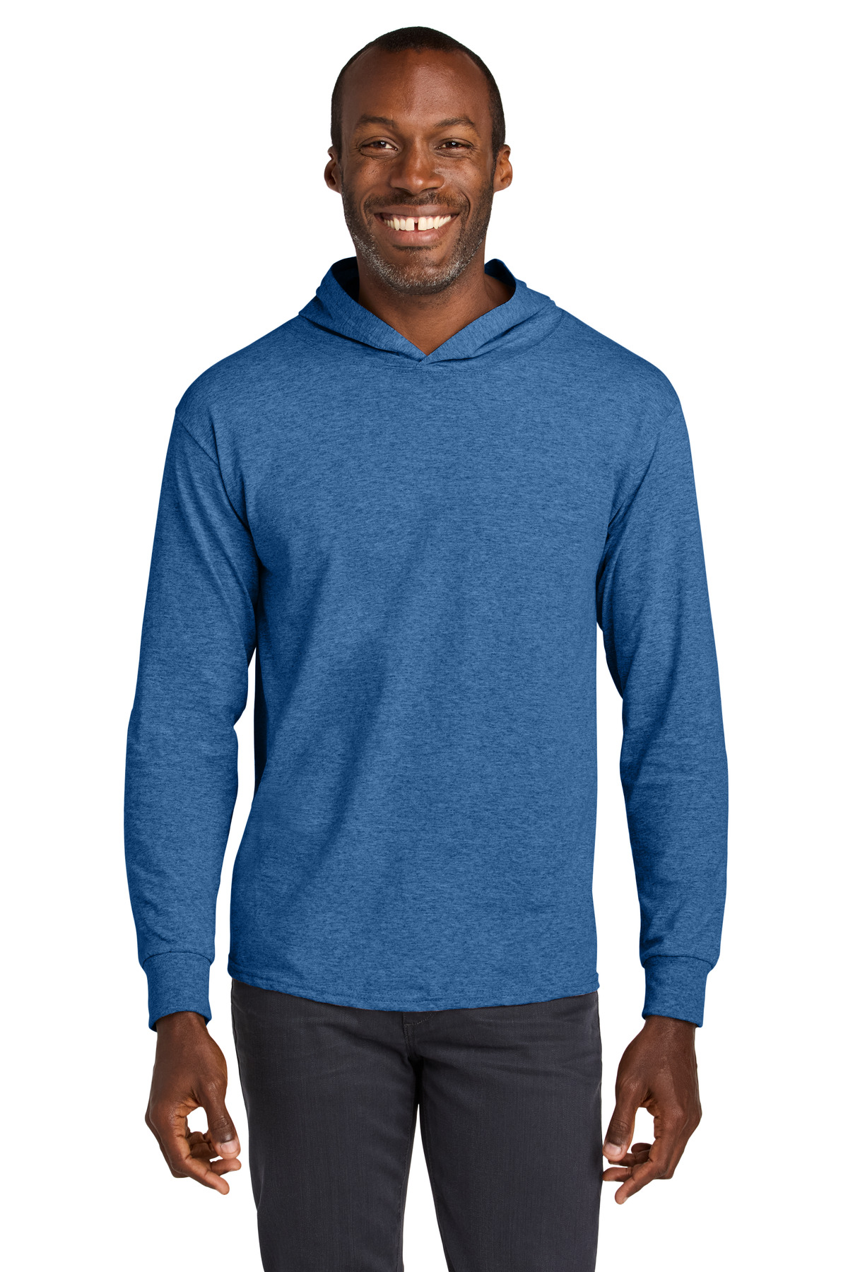 Jerzees Classics Unisex Cotton Long Sleeve Hooded T-Shirt 363LH 46