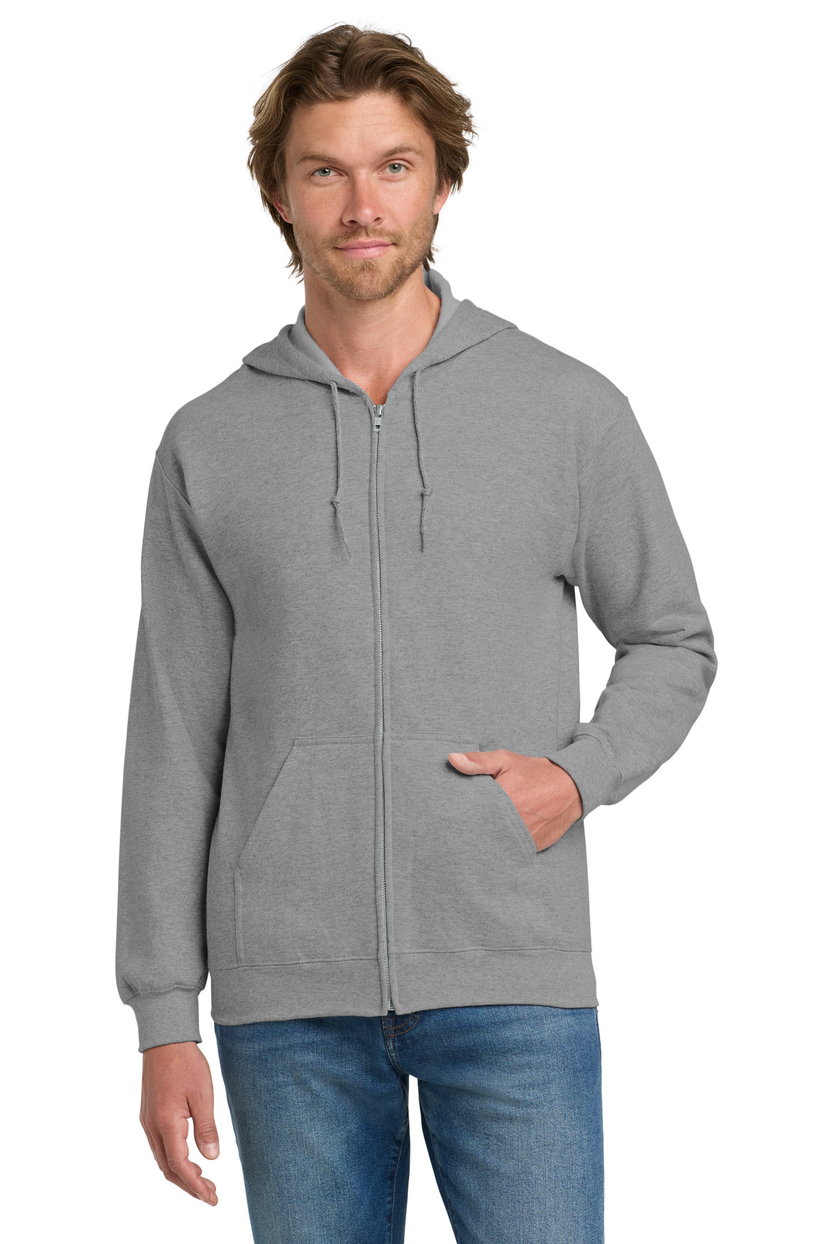 Gildan - Heavy Blend Full-Zip Hooded Sweatshirt. 18600, custom hoodie or sweatshirt with logo imprint 131