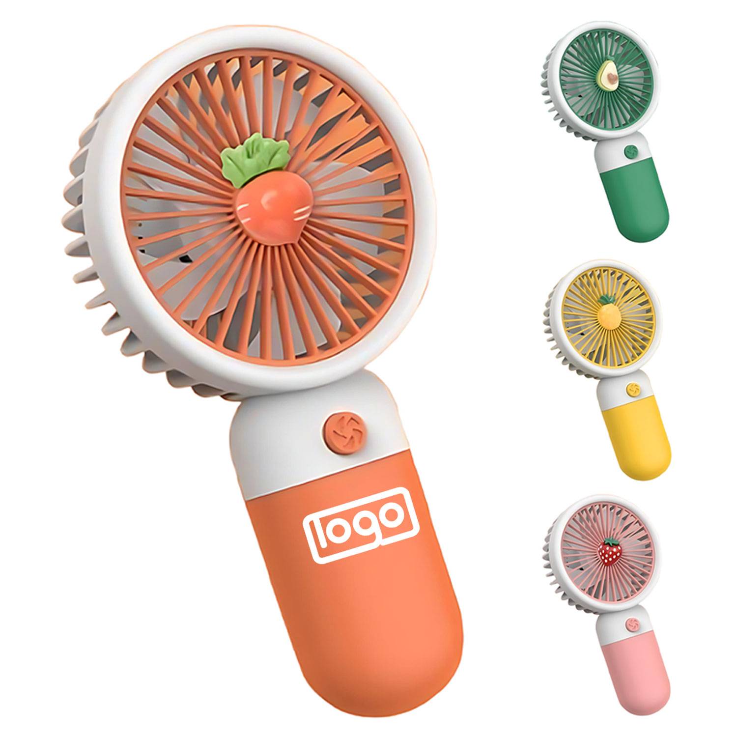 Mini Portable Handheld USB Charging Fruit Electric Fan 4