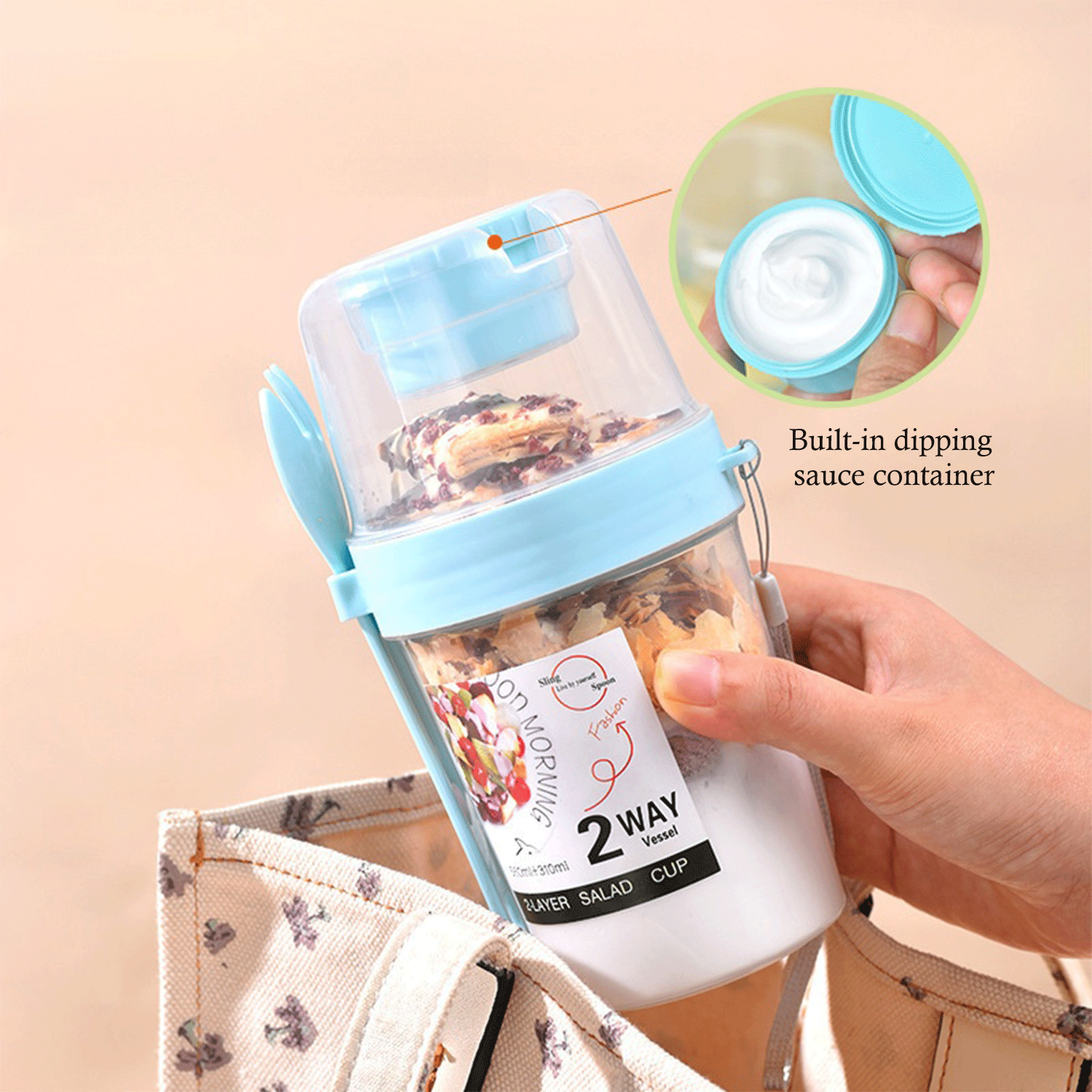 27oz Salad Cup Container Set 3