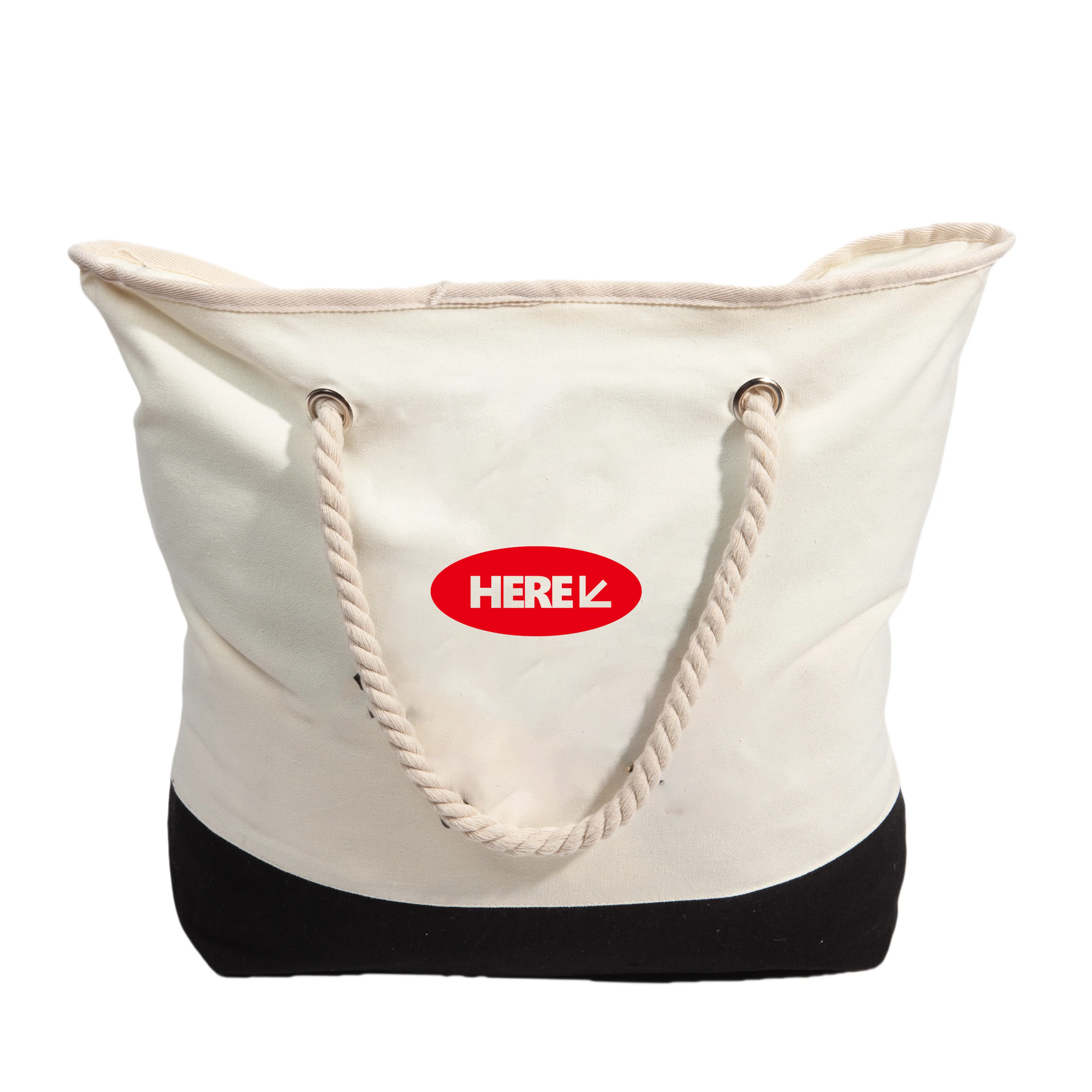 Rope Handle Canvas Tote Bag 1
