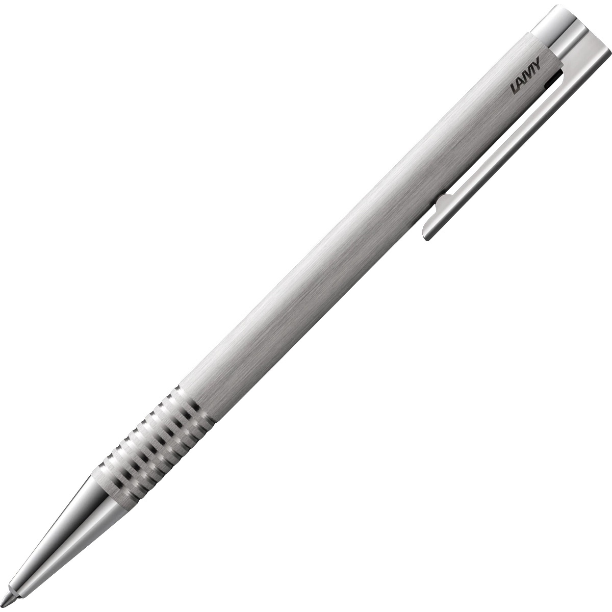 LAMY Logo Brushed Stainless Steel Ballpoint Pen 25