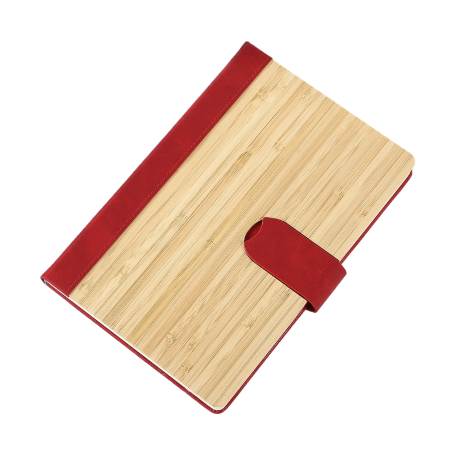 Bamboo Cover Magnetic Closure Notebook 4