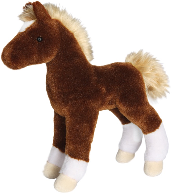 Teak Chestnut Foal Stuffed Animal 2