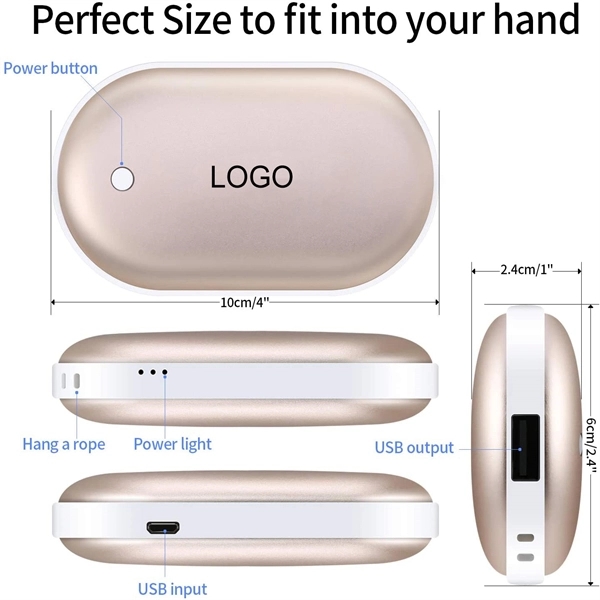 Reusable Electric Hand Warmer & Power Bank 2