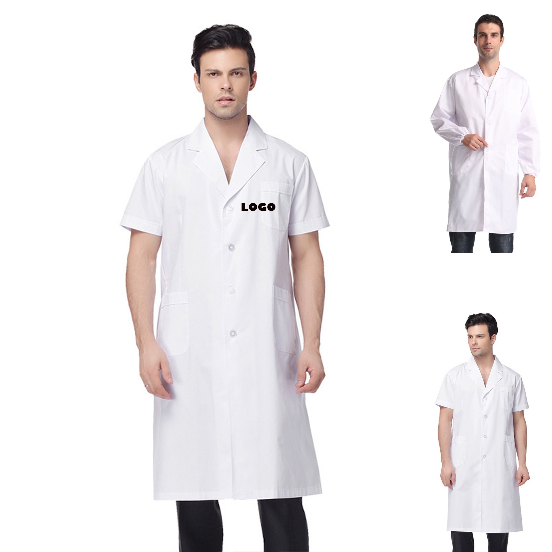 Adults Doctor Wearing Medical Coat