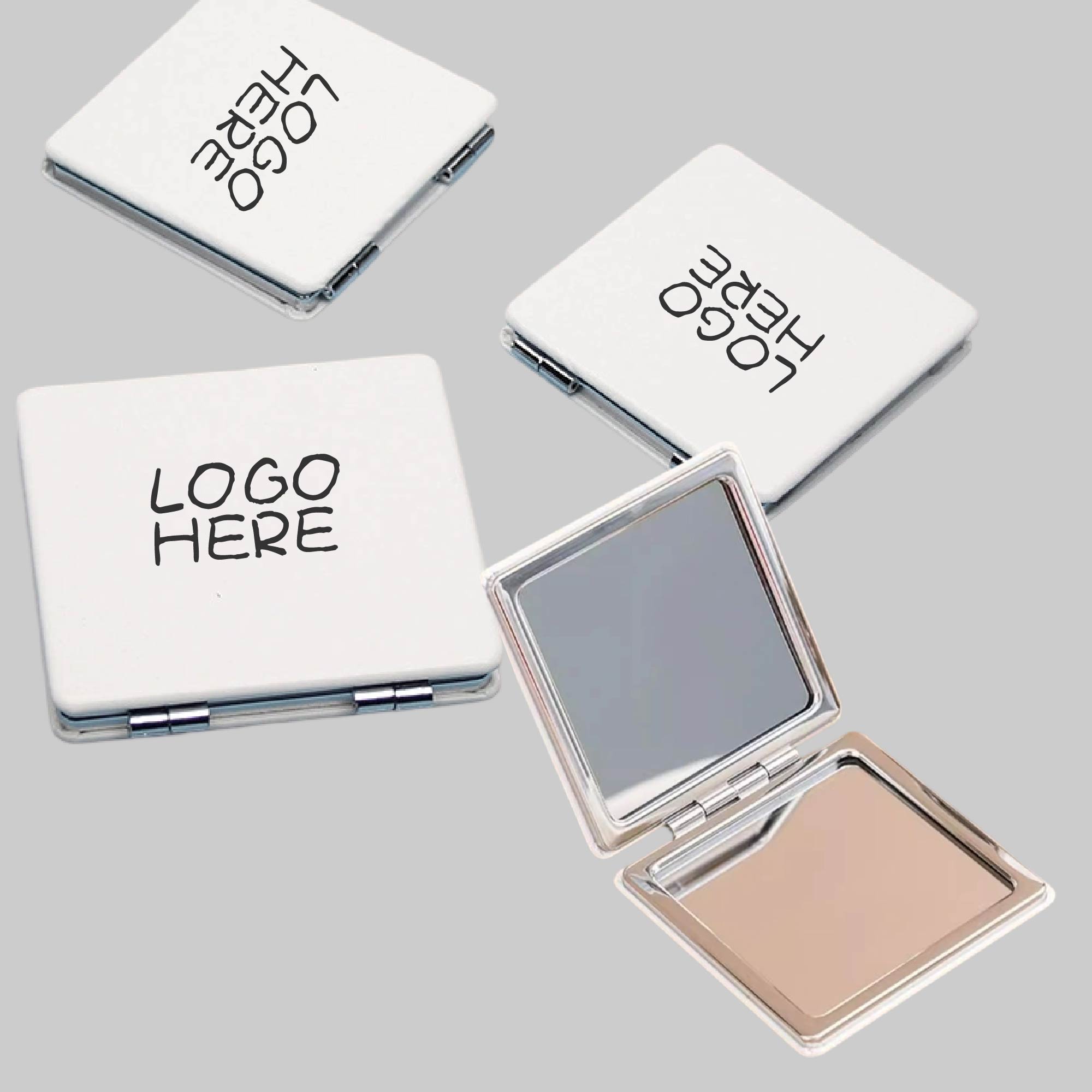 PU Leather Folding Mirror- Square 2