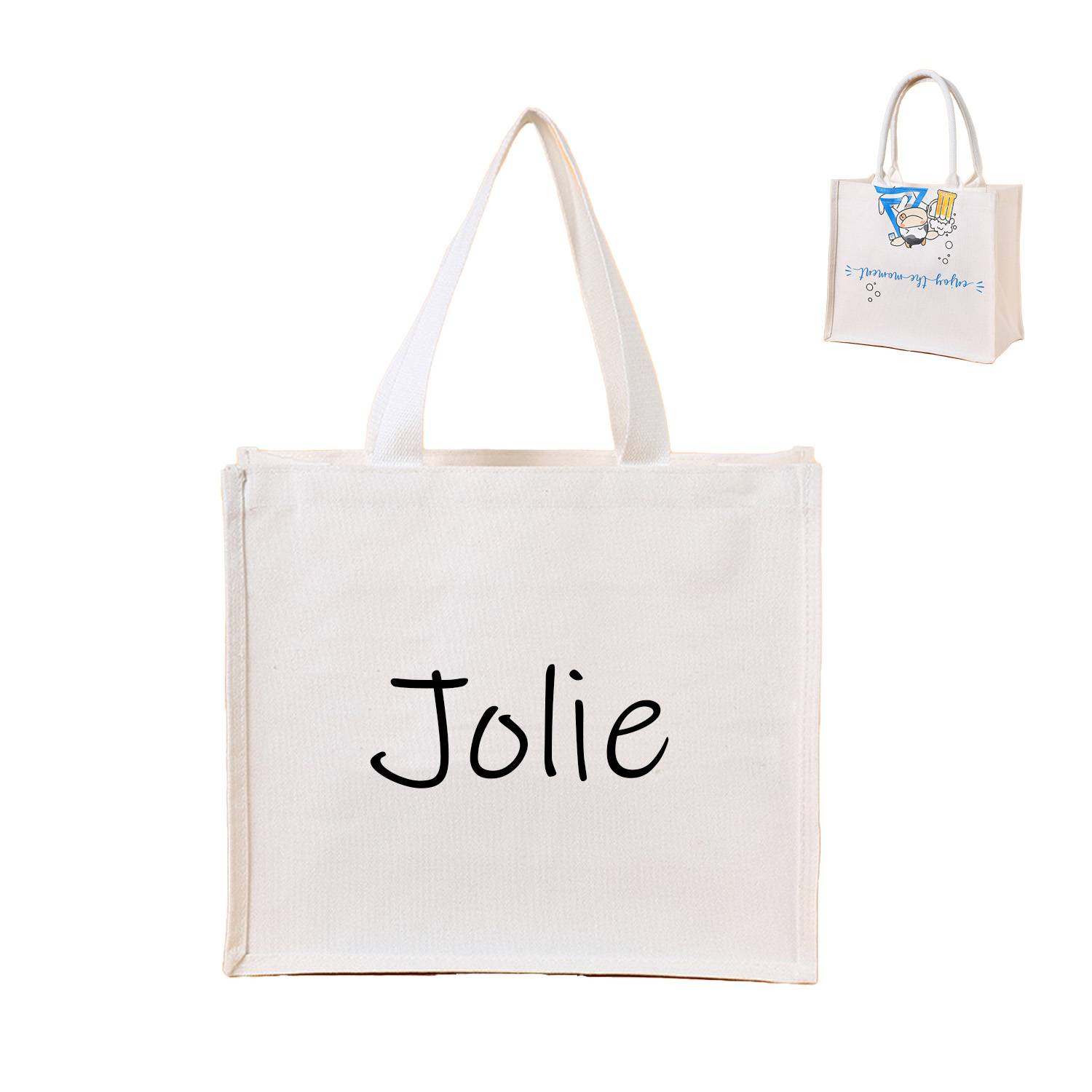 Customized Canvas Tote Bag, custom tote bag with logo imprint 3