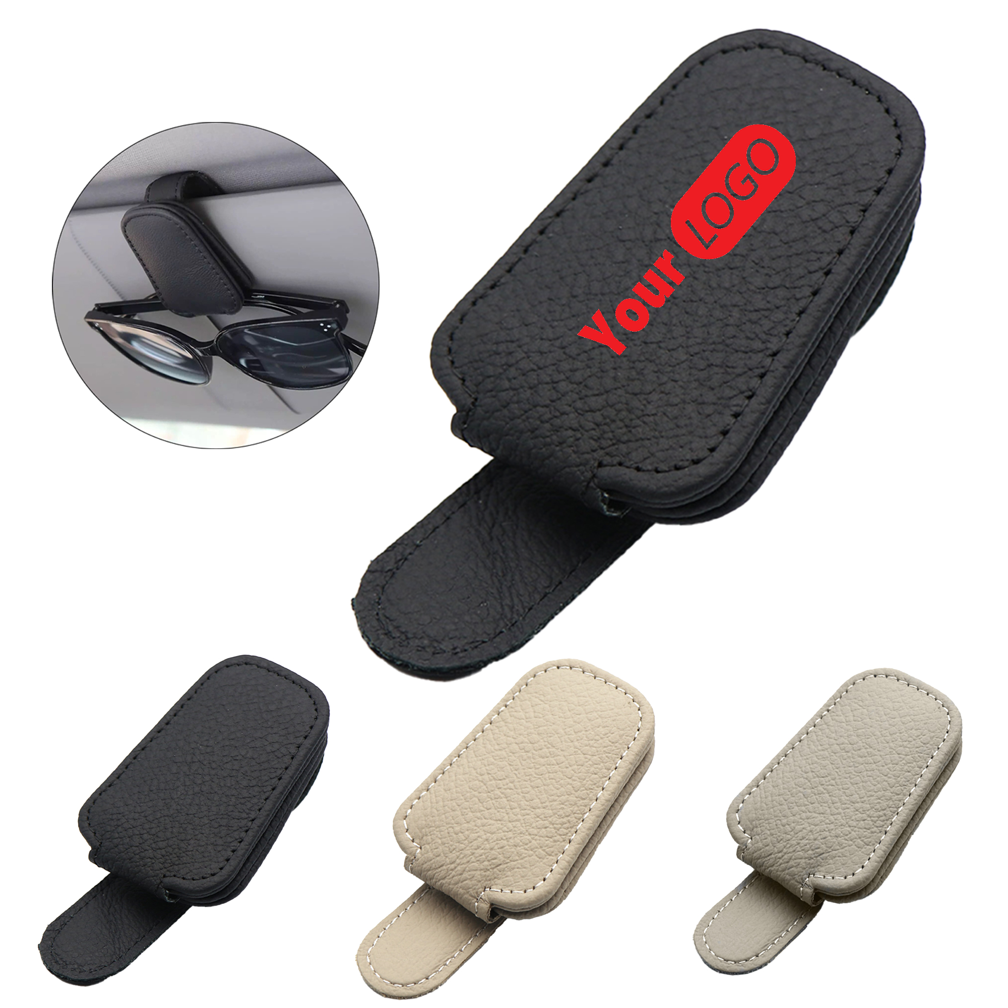 Multifunctional Car Sunglasses Holder MOQ 50 3
