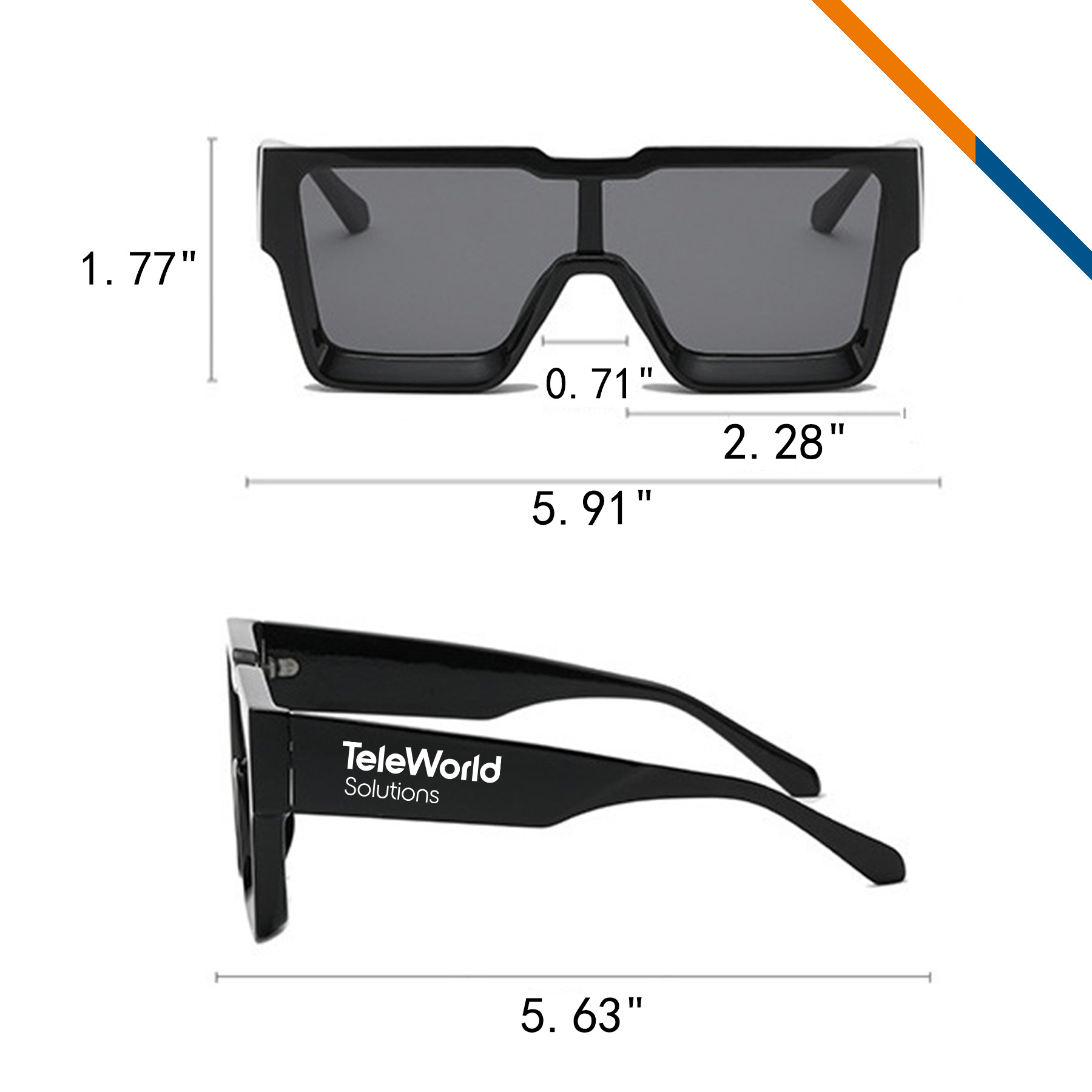 Kenna Square Oversized Sunglasses 8