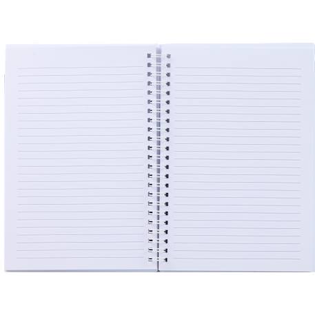 5.5" x 8.5" Spiral Notebook with Clear Pocket 135