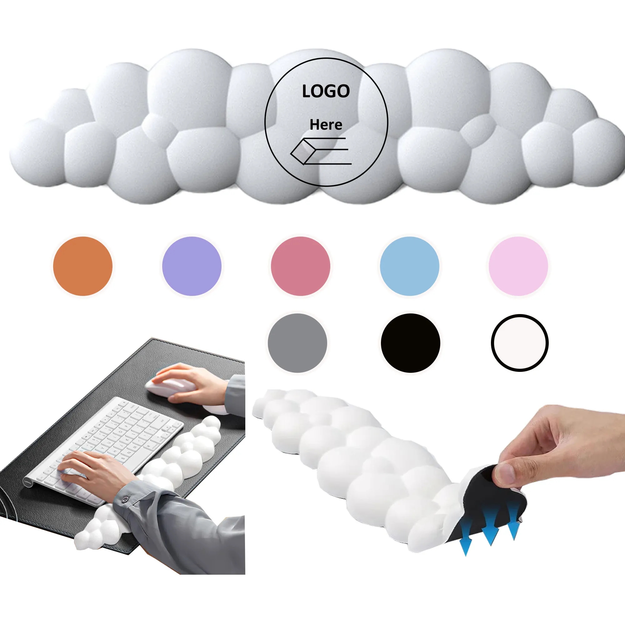 Cloud Keyboard Wrist Rest
