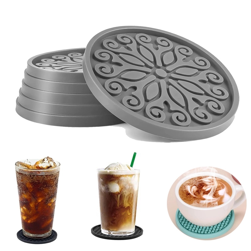 Eco-friendly PVC coaster Printed With Your Logo 11