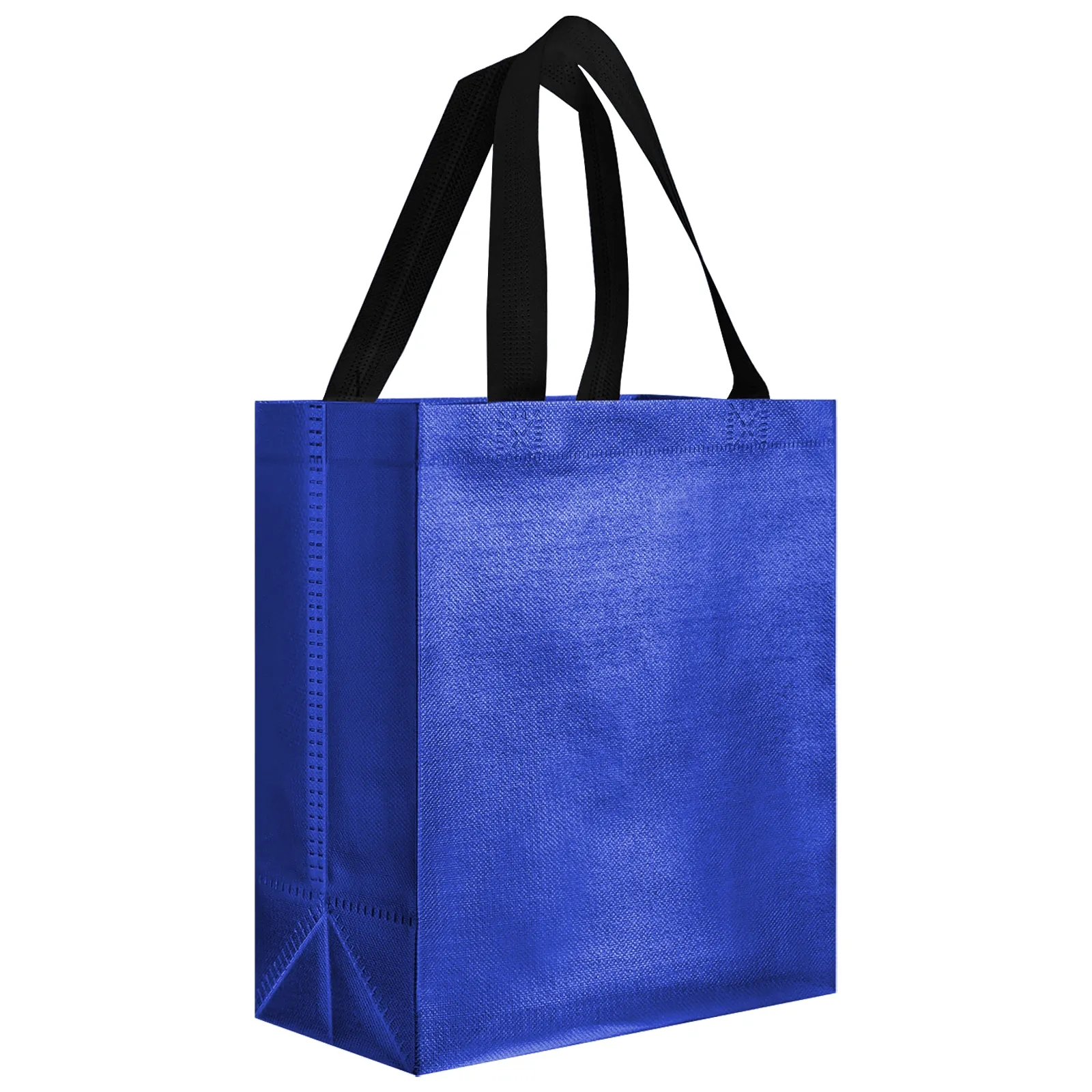 Gift Bags Shopping Glossy Reusable Grocery Tote with Handles 4