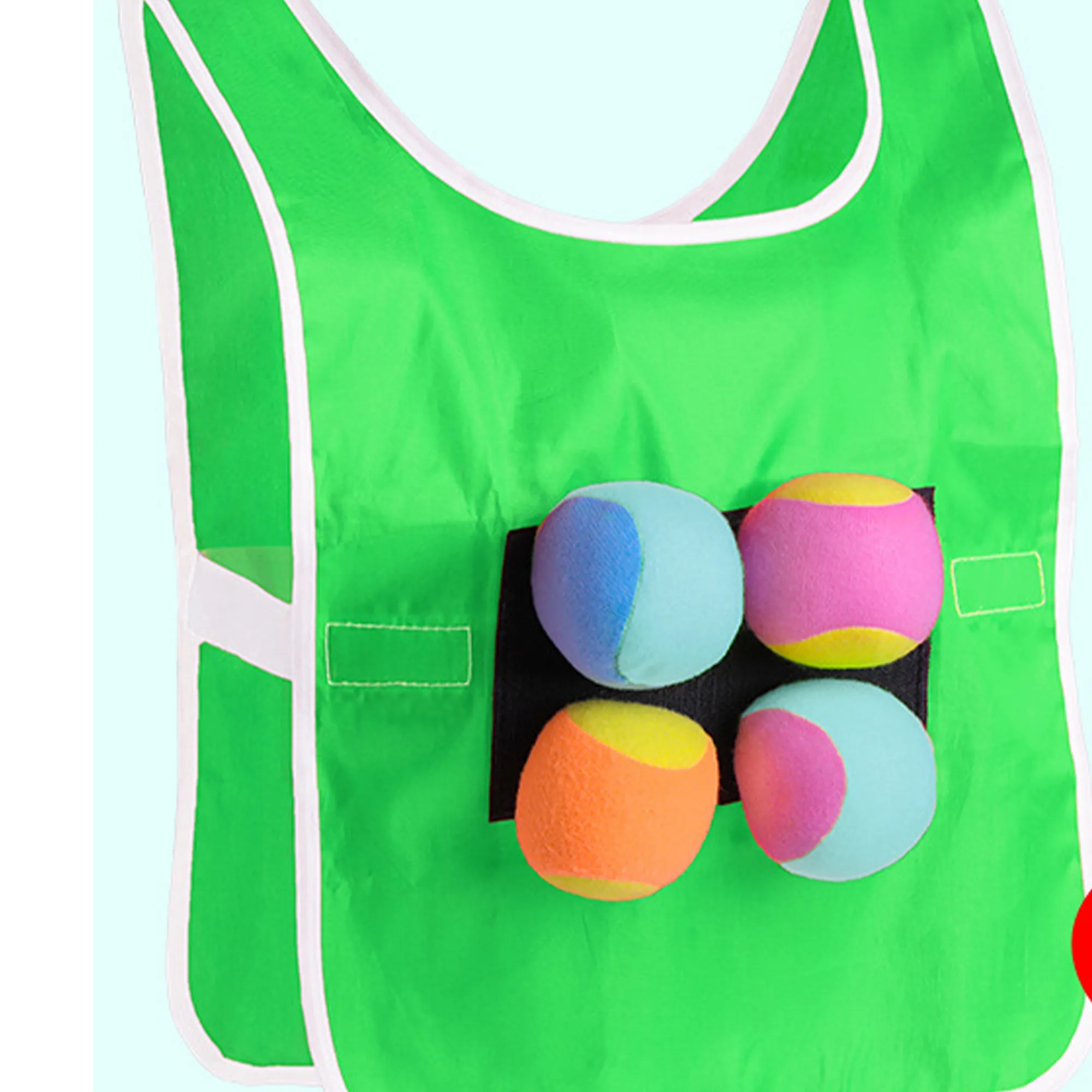 4 Sticky Balls and Vest for Kids Outdoor Activity Game MOQ50