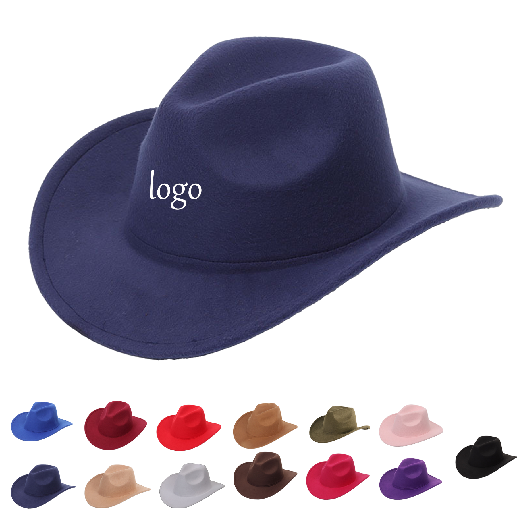 Wool Felt Western Cowboy Hat 4