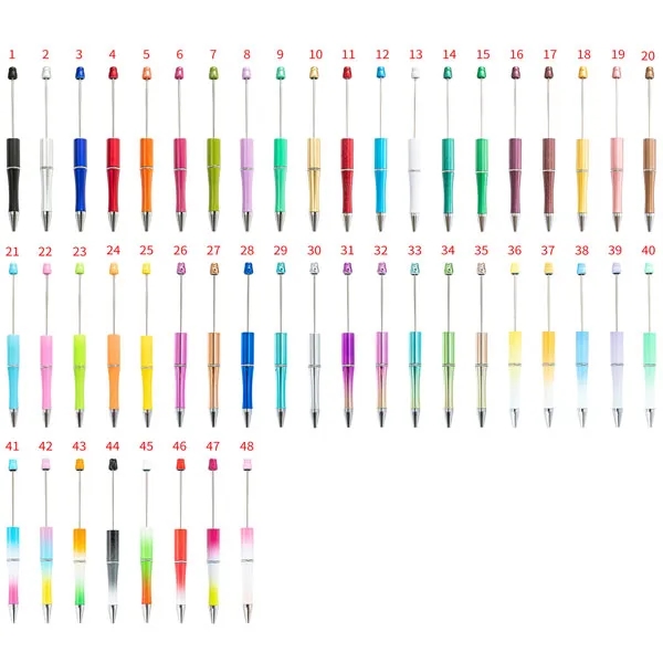 Plastic Beadable Pens For DIY 5