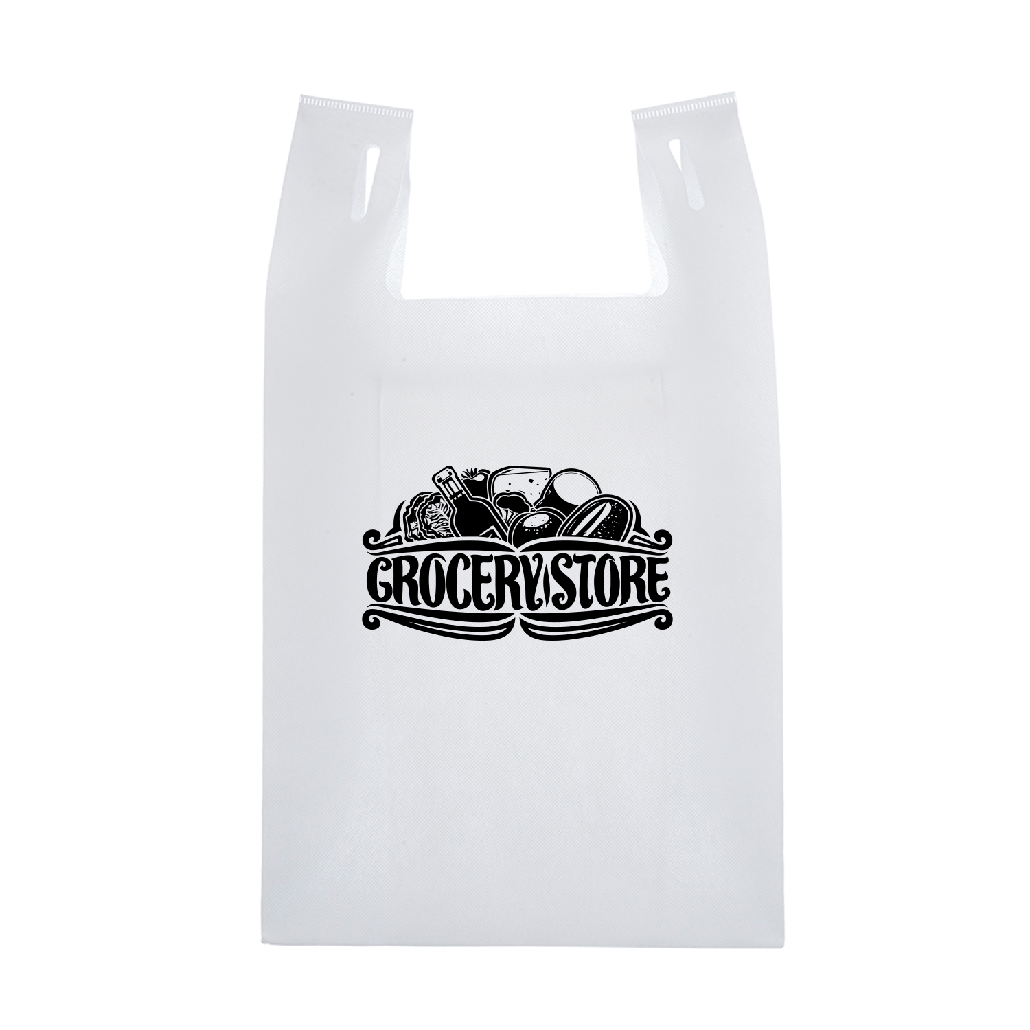 EZ-Hang Reusable Shopper Bag (2 Color Imprint) 7