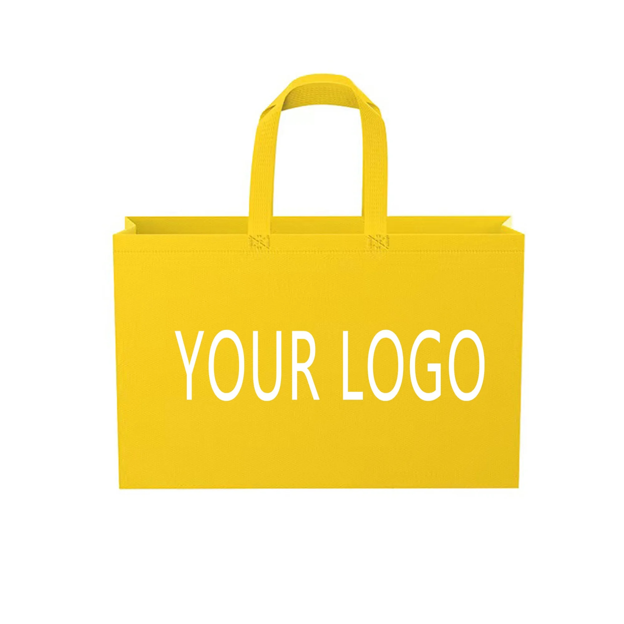 Large Non-woven Grocery Tote Bags MOQ 100pcs 2