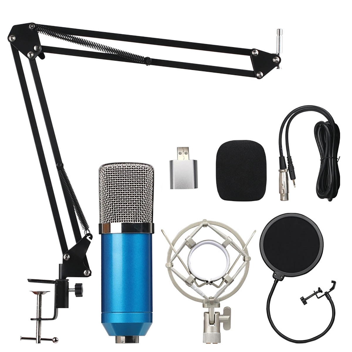 USB Microphone Condenser Recording Mic Kit 3
