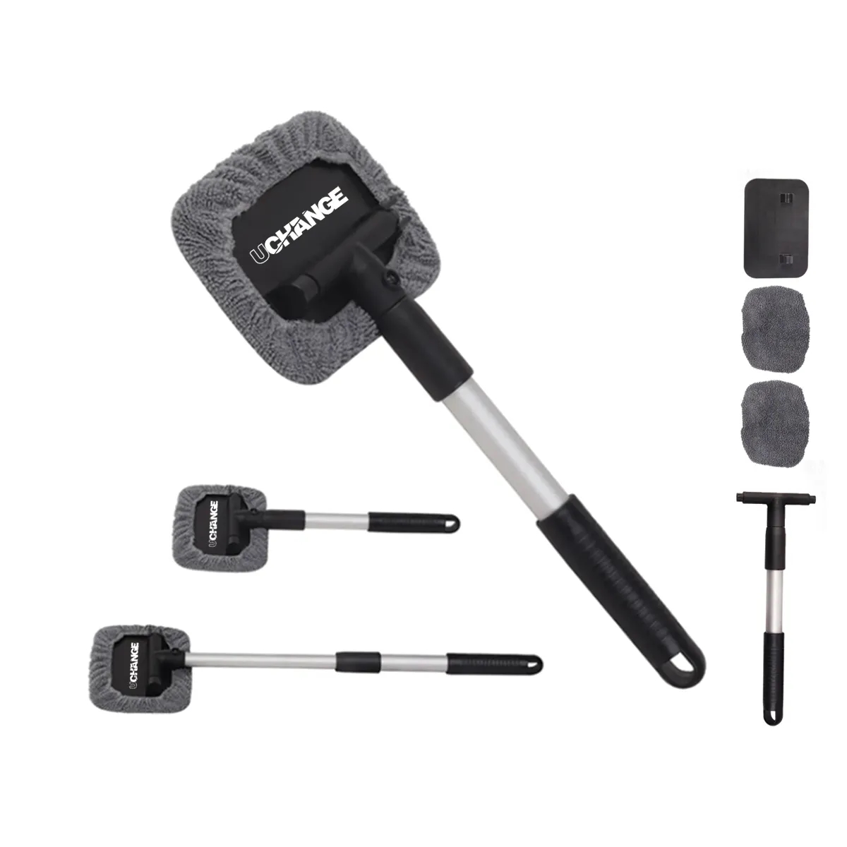Microfiber Windshield Cleaning Tool Long Handle For Car 4