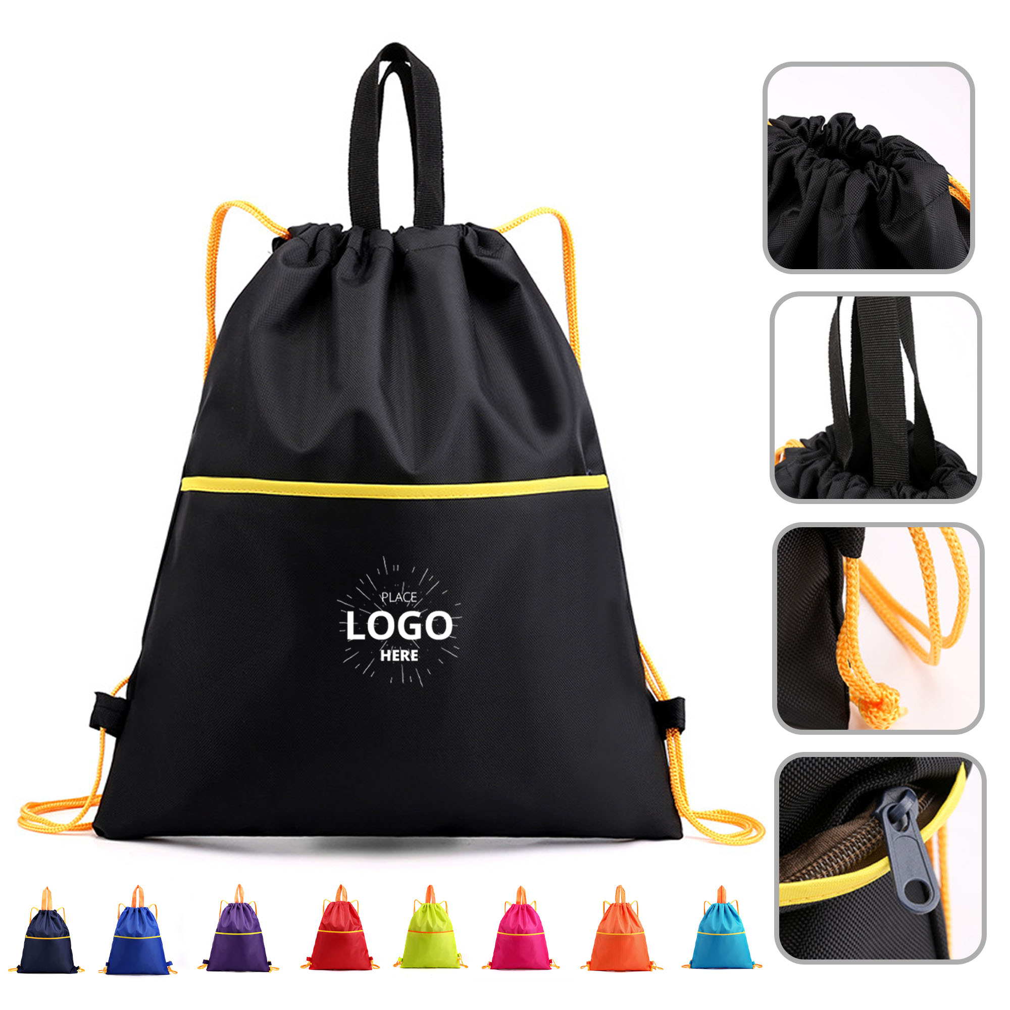 Water Resistant Oxford Gym Sack 2