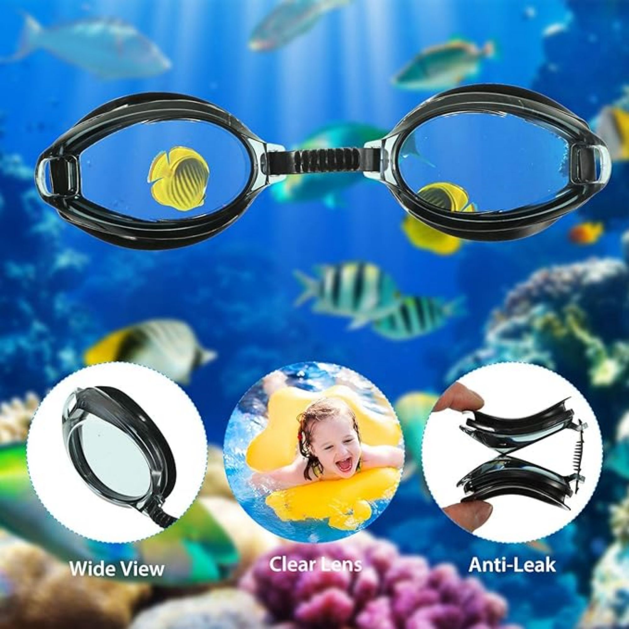 Swim Goggles With No Leaking 3