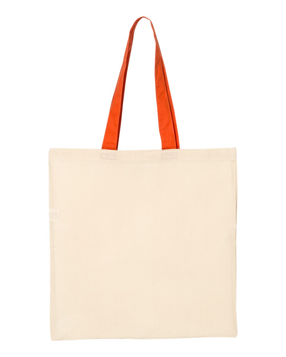 Economical Tote with Contrast-Color Handles - QTB6000, custom tote bag with logo imprint 2