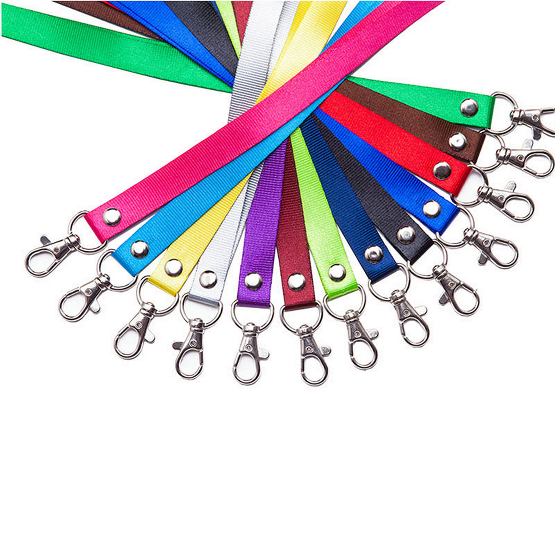 3/4" Silkscreened Polyester Lanyard with Standard Attachment 1