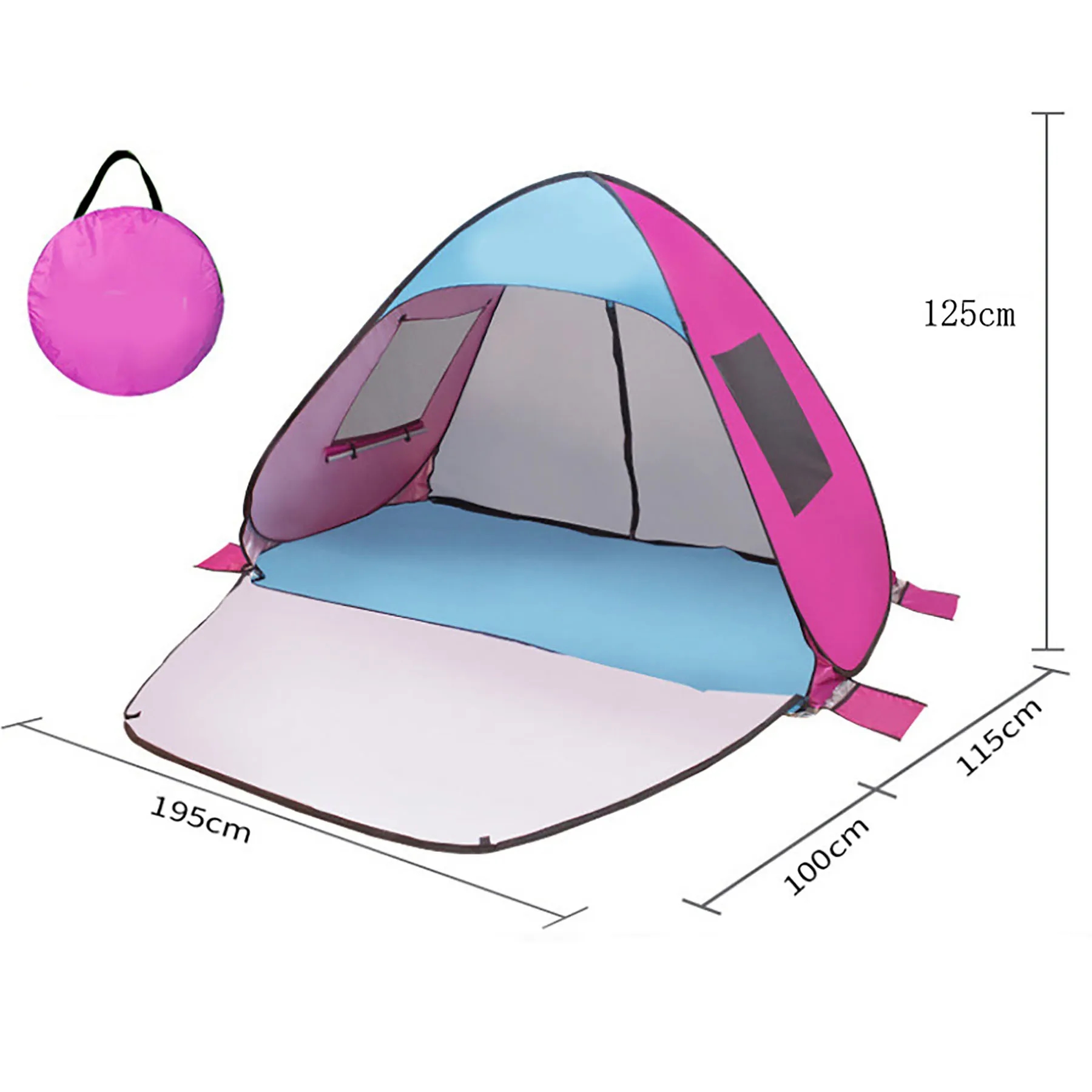 Portable Pop Up Beach Tent 8