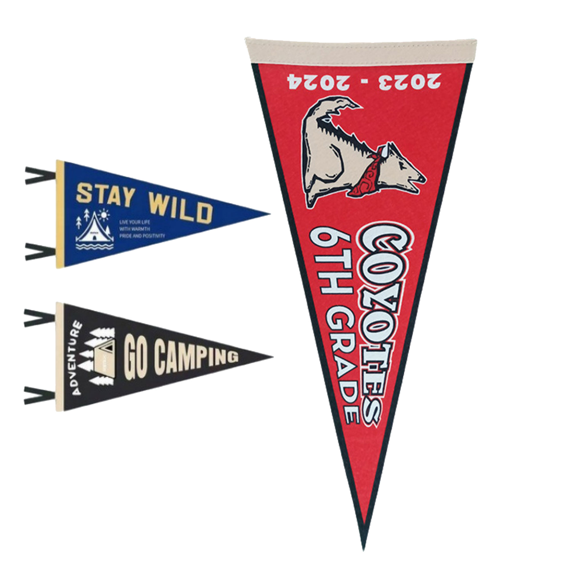 Full Color Felt Pennant 1