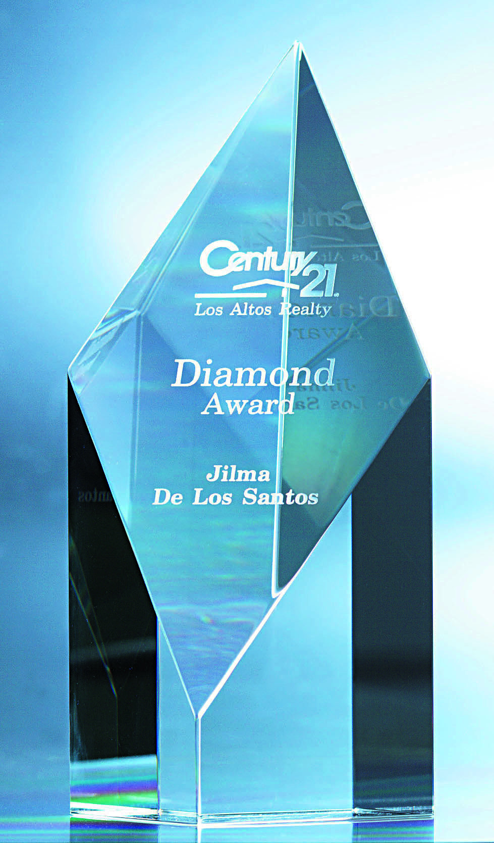 4" Crystal Diamond Award 2