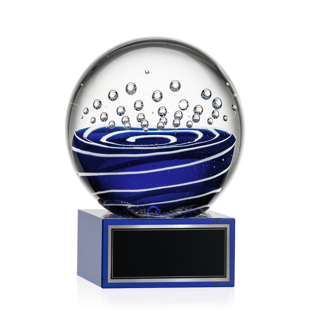 Tranquility Award on Hancock Base - Blue 5