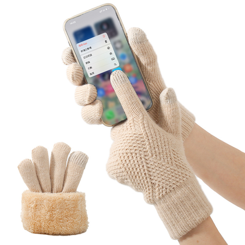 Warmth Touch Screen Gloves With Patch Logo 4
