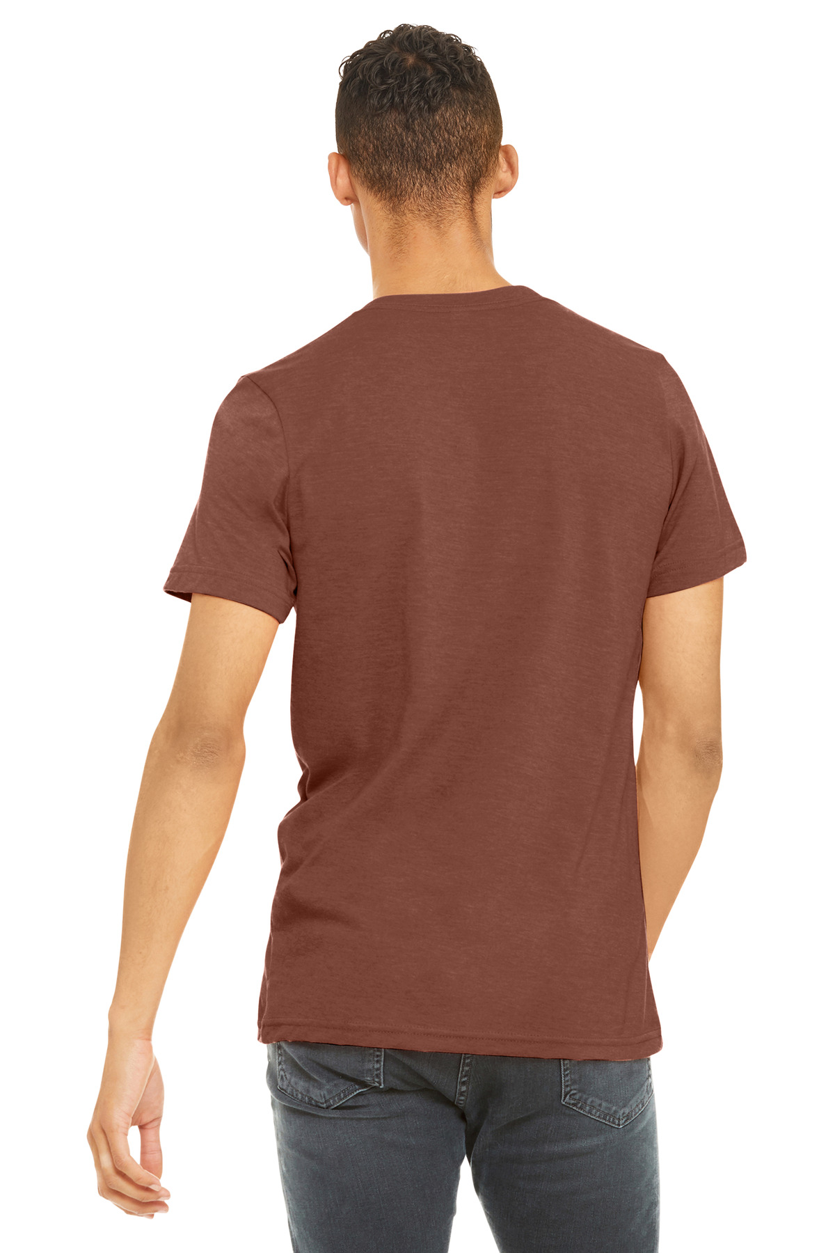 BELLA+CANVAS Unisex Heather CVC Short Sleeve Tee. BC3001CVC 725