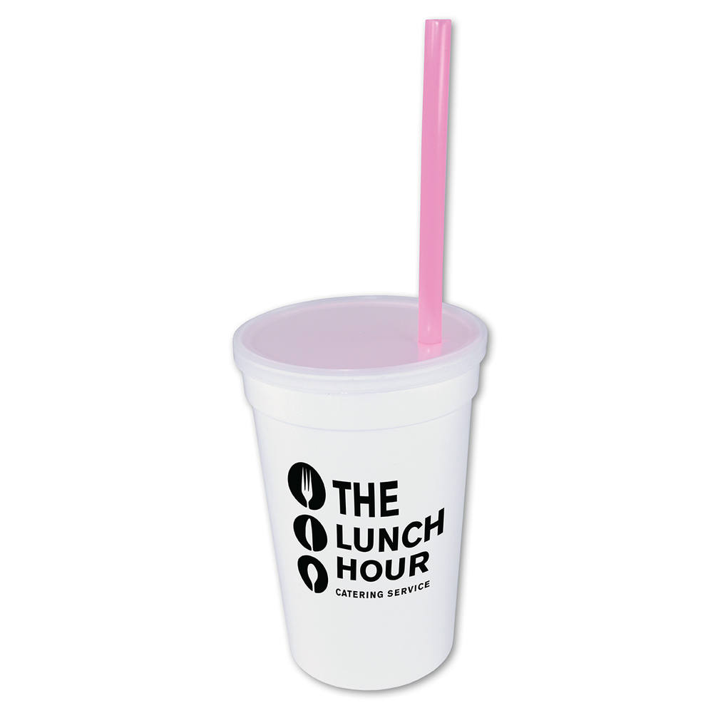 17 oz. Smooth Cup/Straw/Lid Set 44
