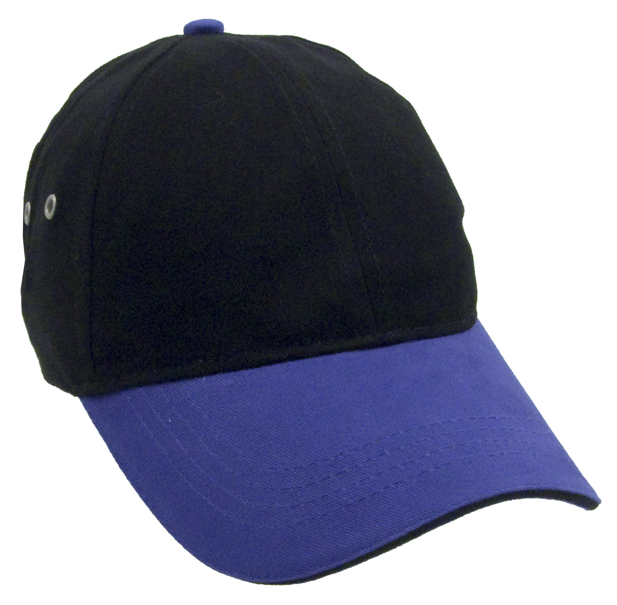 Constructed Lightweight Brushed 2-Tone Cotton Twill Sandwich Cap 3