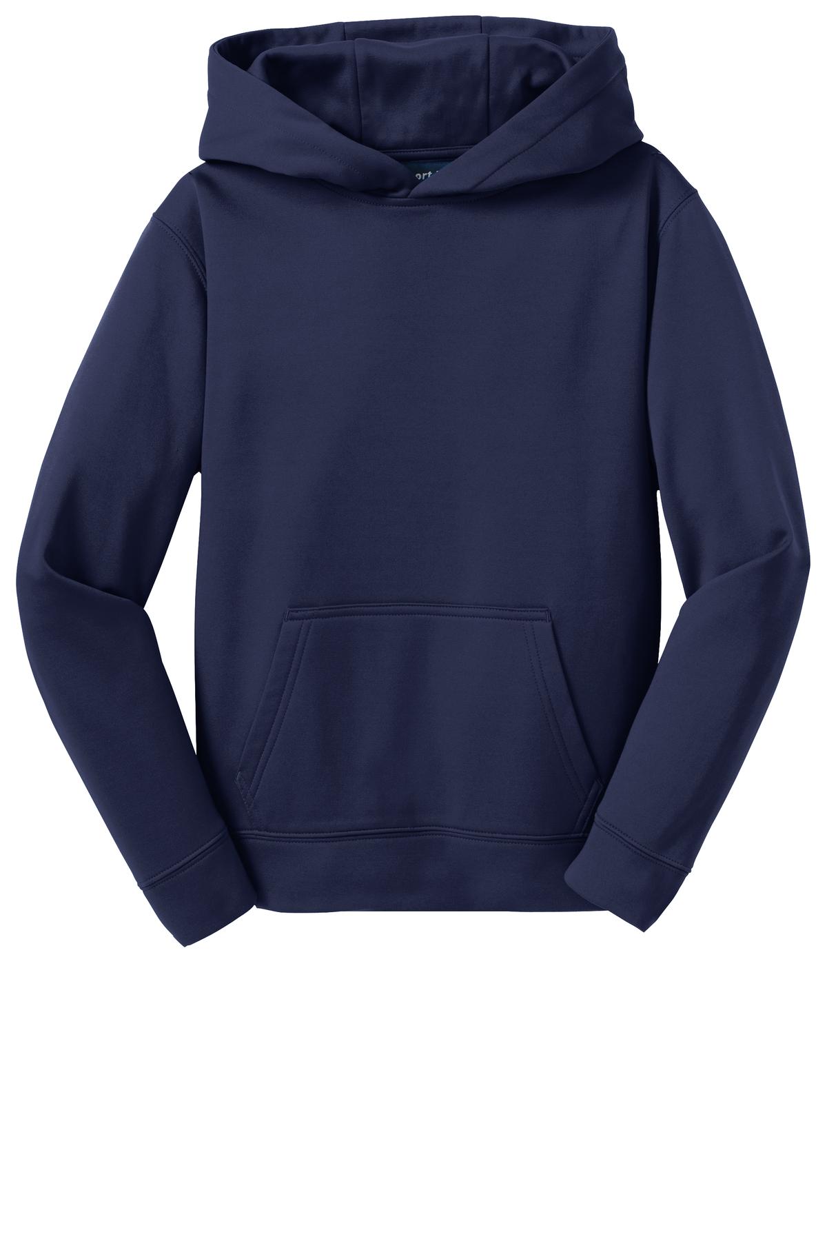 Sport-Tek® Youth Sport-Wick Fleece Hooded Pullover 35
