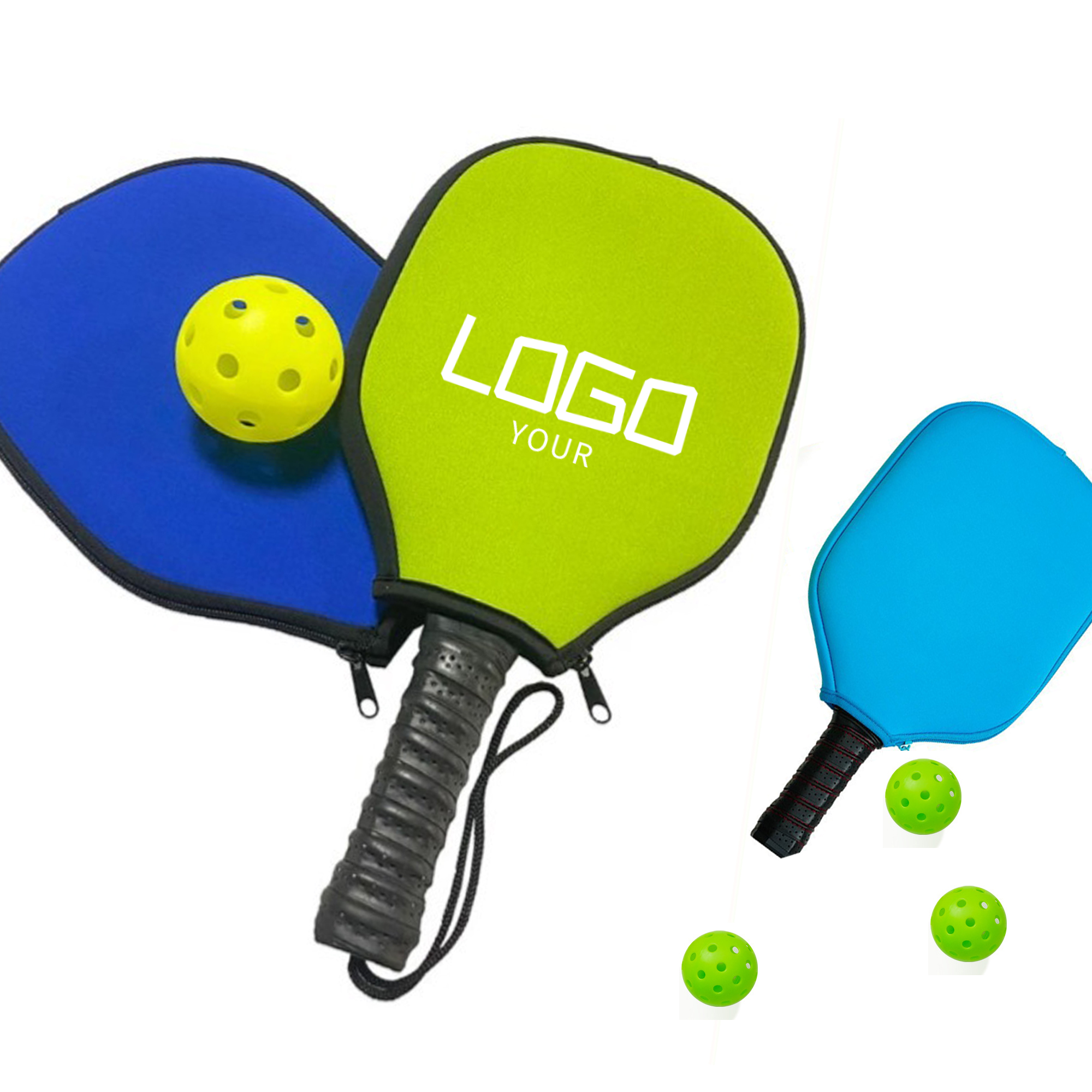 Neoprene Racket Cover with Sleeve 2