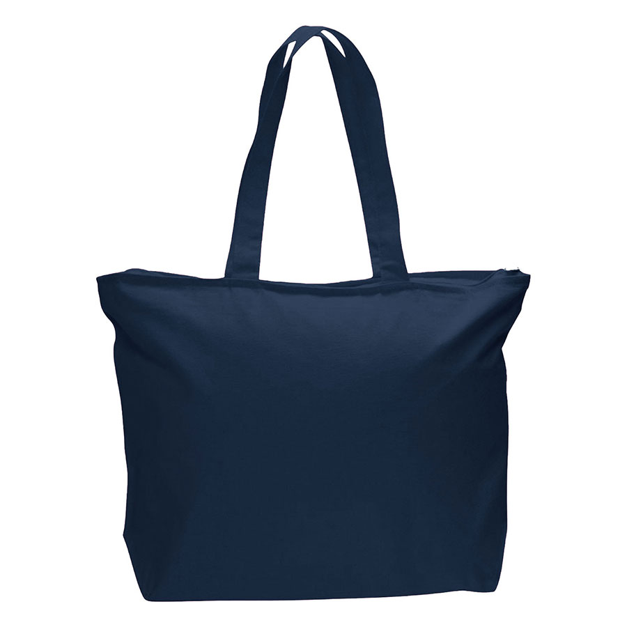 12 oz Cotton Canvas Large Tote Bag - 23"W x 17"H x 6"D x 11