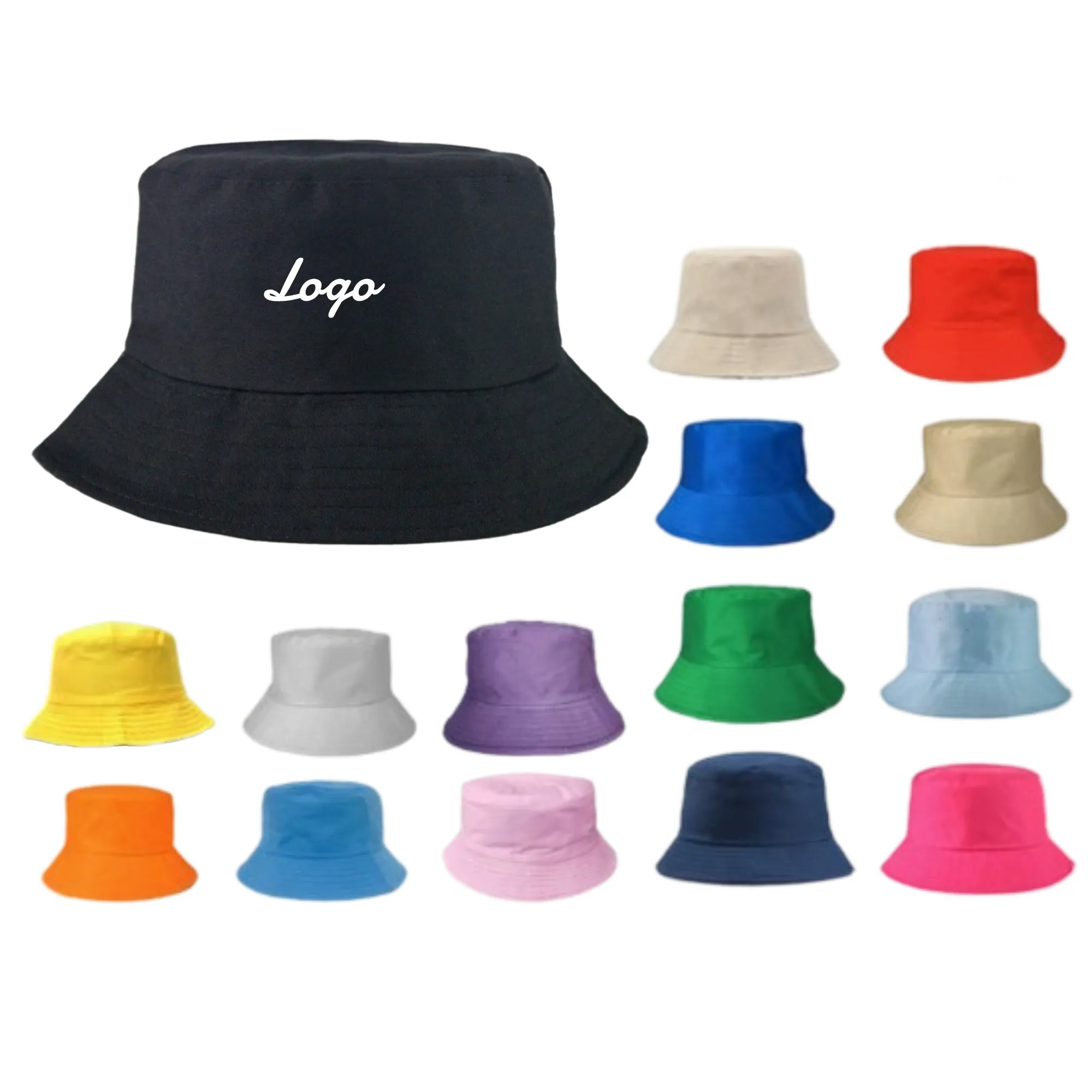 Colorful Custom - Logo Bucket Hats