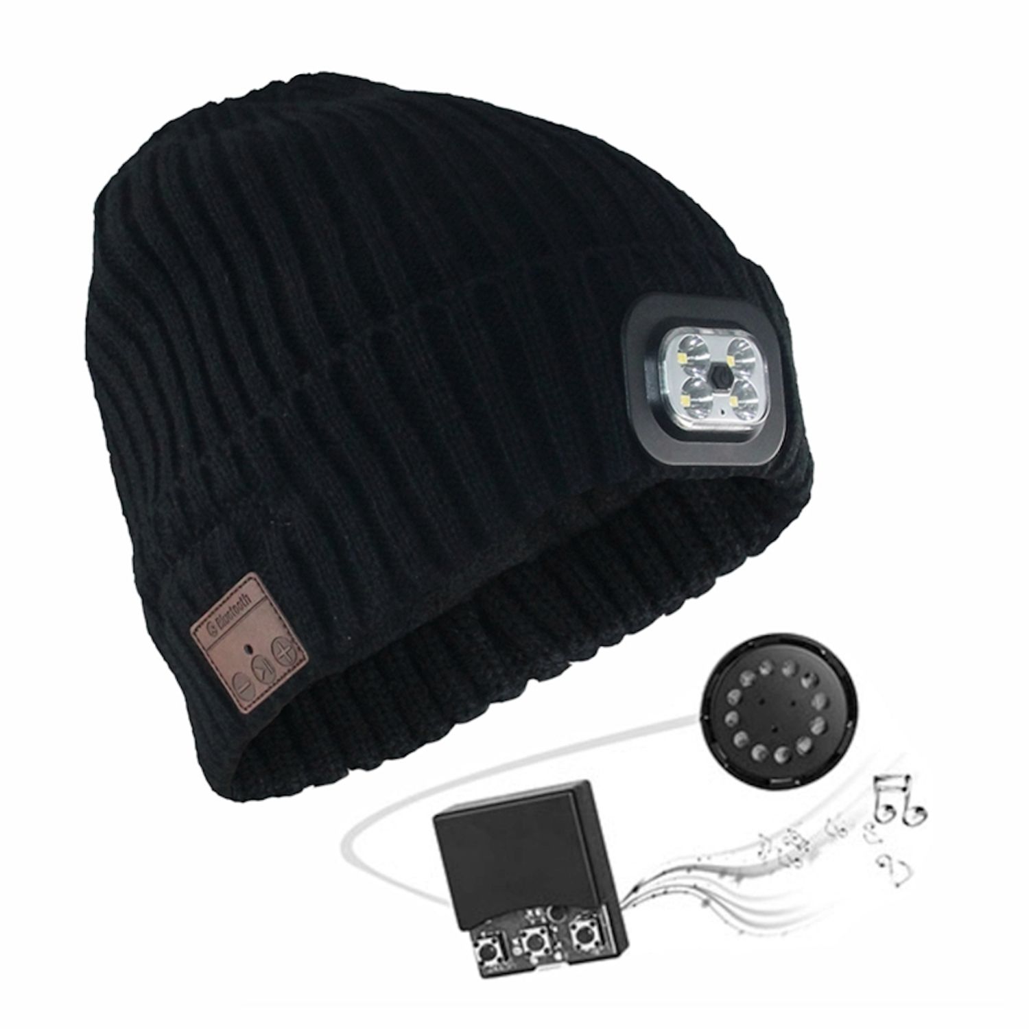 Bluetooth Speaker Hat with LED Light 4