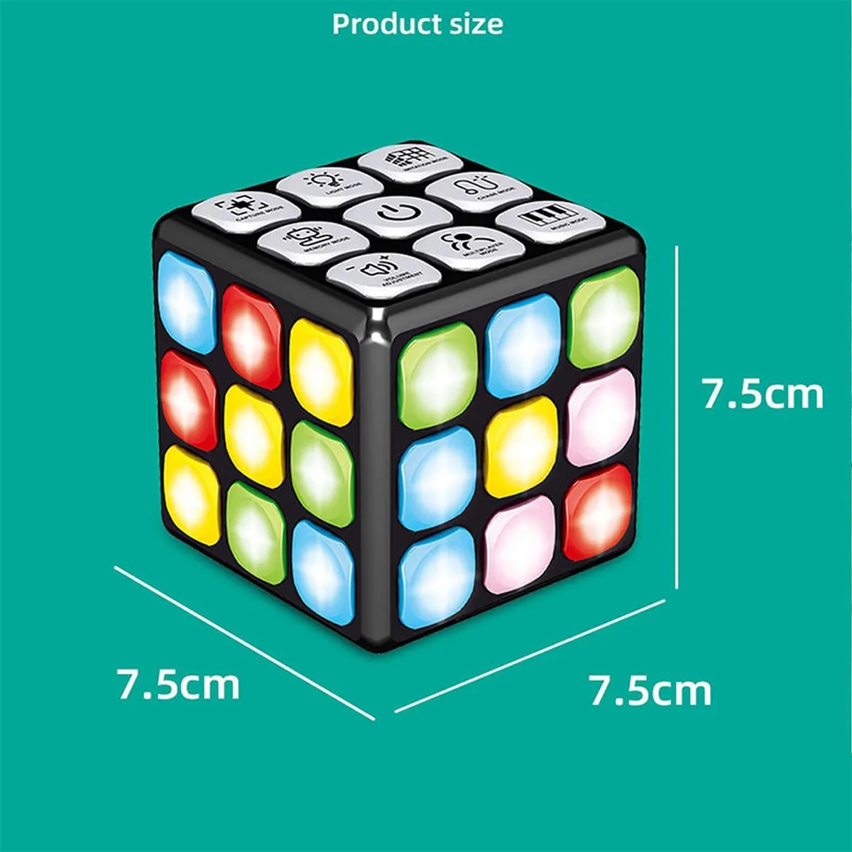 4-in-1 Handheld Flashing Cube Electronic Memory Brain Game 2