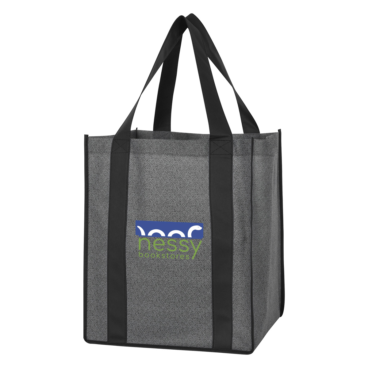 Heathered Non-Woven Shopper Tote Bag 8