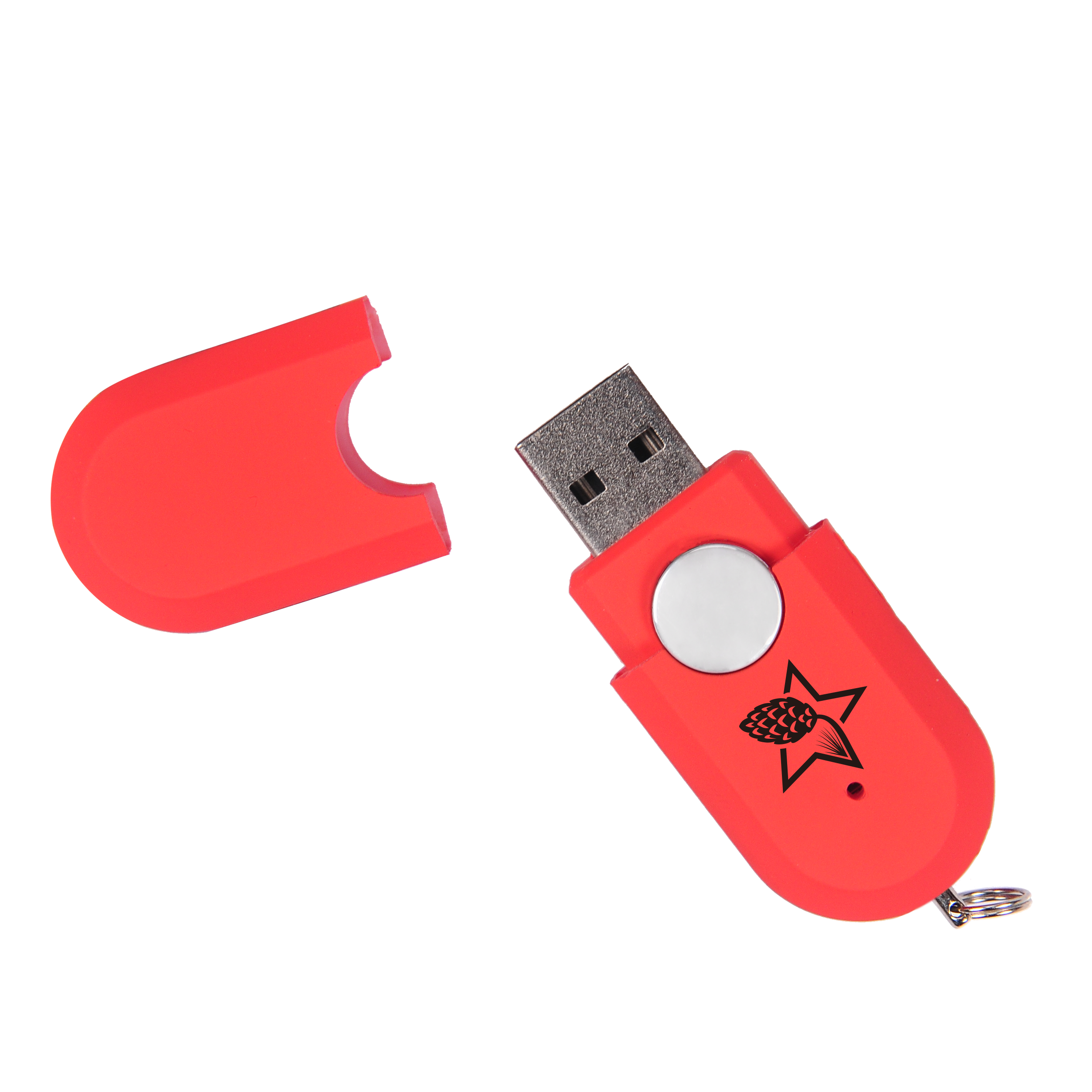 Mendota Rubber Oval USB 3