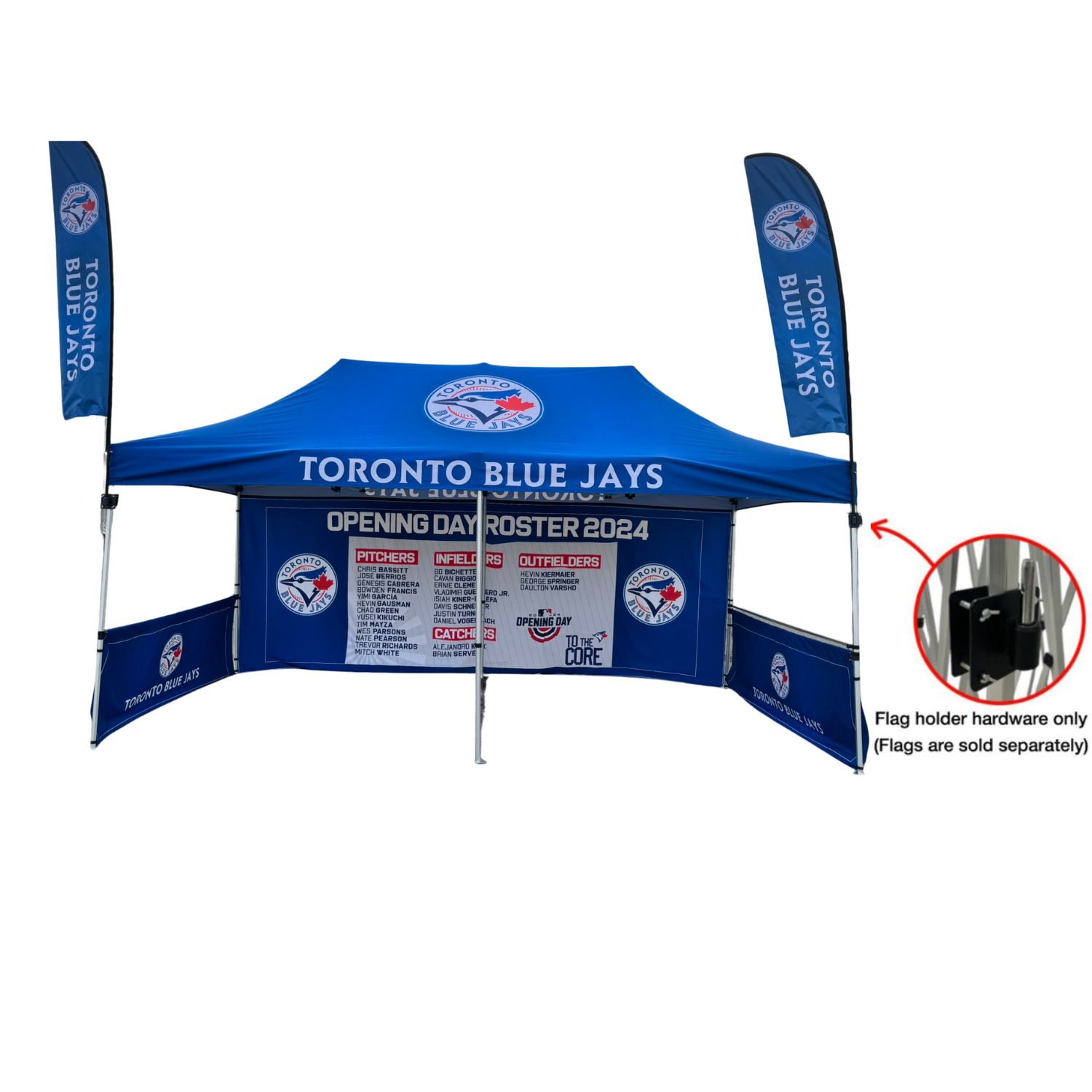 Advertising Flag Holder for Tents, hardware only. 6