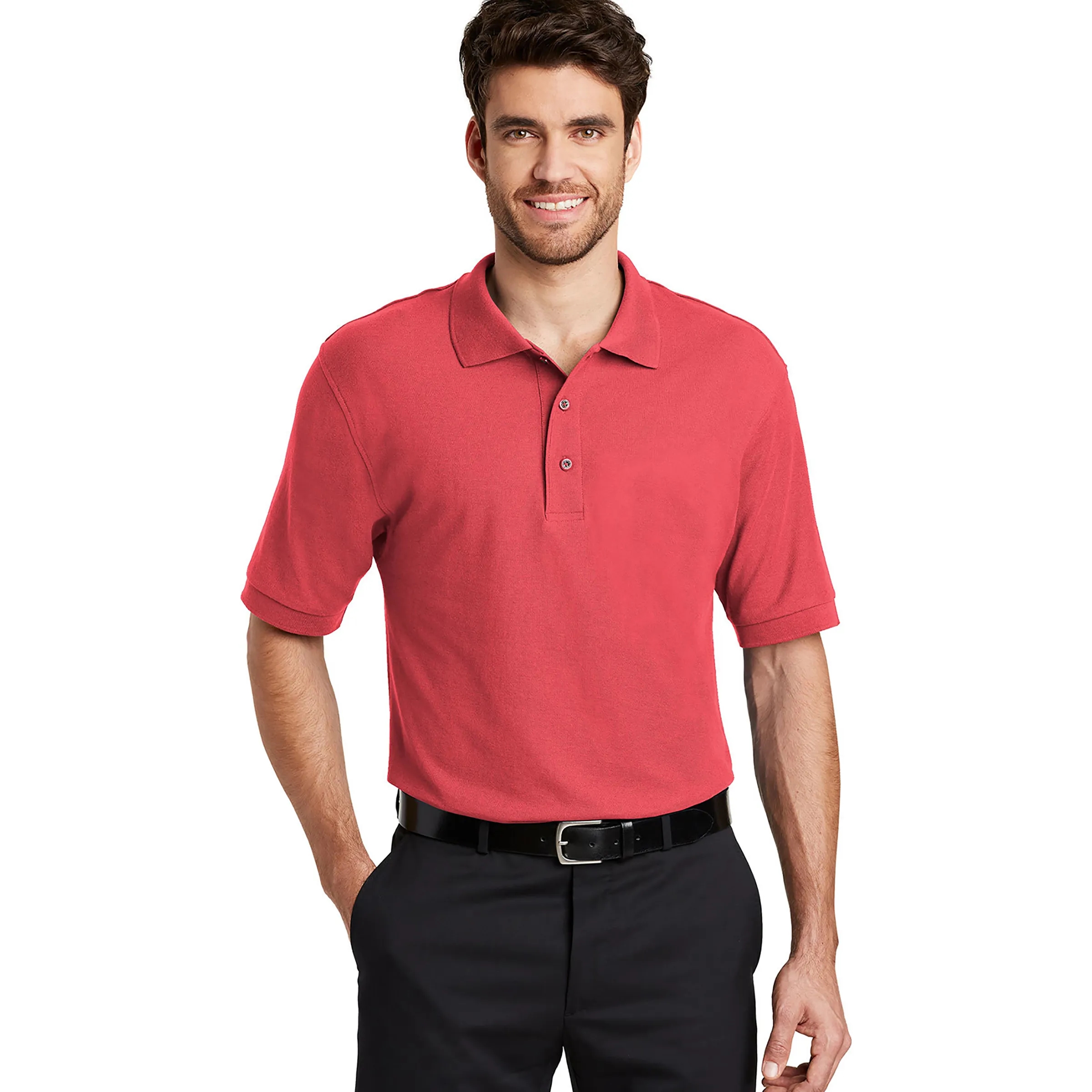 PORT AUTHORITY(R) SILK TOUCH(TM) POLO 40