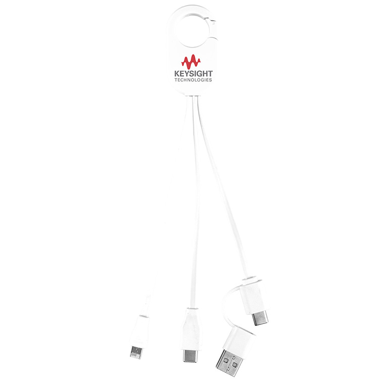 "WEBER" 5-in-1 Cell Phone Charging Cable with Carabiner Clip 26